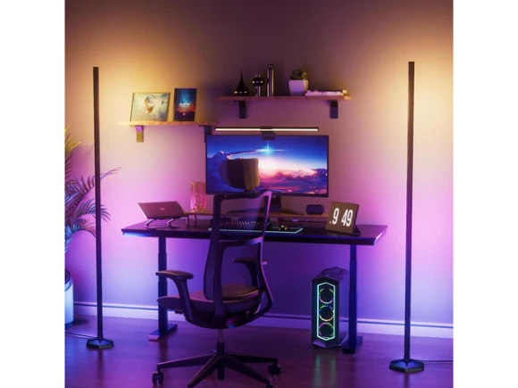 RGB Floor Lamp, 2-Pack, 65' — Smart Lamps, TUKO