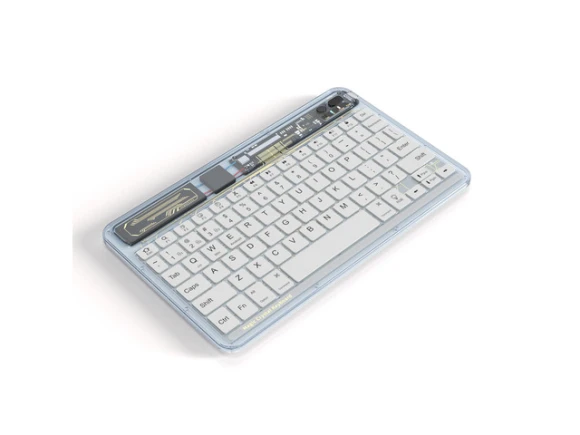 Silver Bluetooth wireless keyboard — Bluetooth Keyboard, Gemdeck
