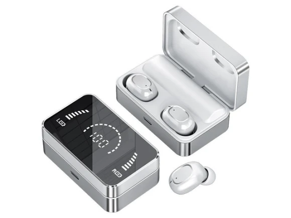 White Wireless Earbuds — Wireless Earbuds, Gemdeck