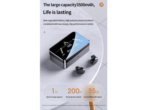 White Wireless Earbuds — Wireless Earbuds, Gemdeck