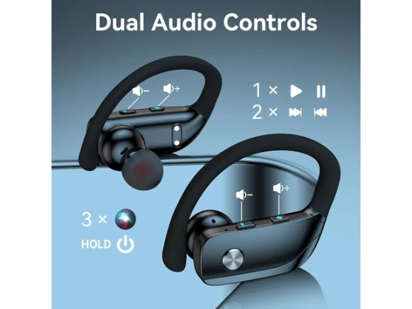 Wireless earbuds, Black — Wireless Earbuds, BMANI
