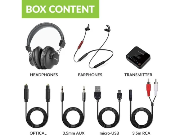 Wireless Headphones and Earbuds Set — Wireless Earbuds, Avantree