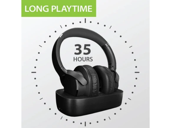 Wireless headphones with charging dock and transmitter — Wireless Earbuds, Avantree