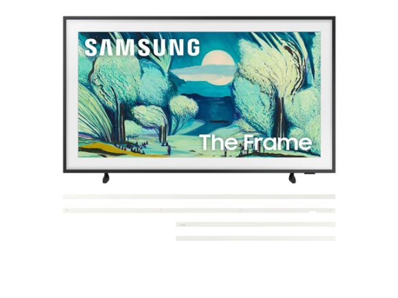 50-inch QLED television with customizable bezel — Smart TV, Samsung