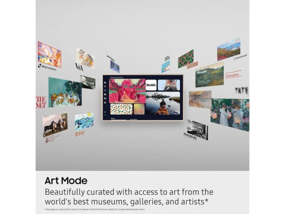 50-inch QLED television with customizable bezel — Smart TV, Samsung