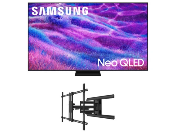 55-inch Neo QLED 4K Smart TV with Mount — Smart TV, Samsung