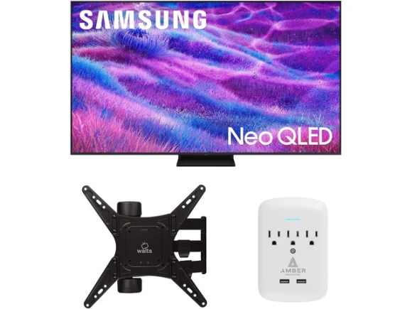 55-Inch Neo QLED 4K Television Bundle — Smart TV, Samsung