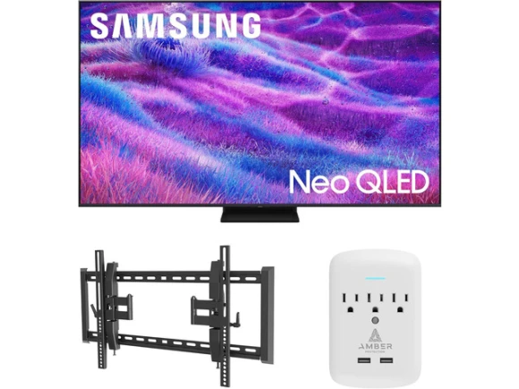55-Inch Neo QLED Television Bundle — Smart TV, Samsung