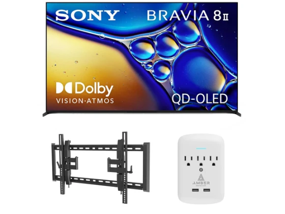 55-inch television bundle — Smart TV, Sony