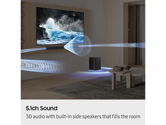 65-inch Neo QLED 4K TV and soundbar bundle — Smart TV, Samsung