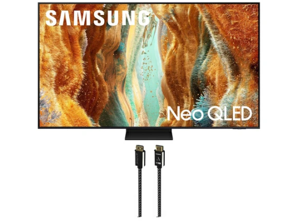 65-inch Neo QLED Smart TV Bundle with HDMI Cable — Smart TV, Samsung