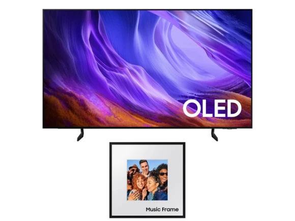 77-inch OLED TV bundle with photo frame speaker — Smart TV, Samsung