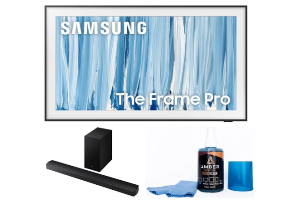 85-inch Neo QLED TV and soundbar bundle — Smart TV, Samsung