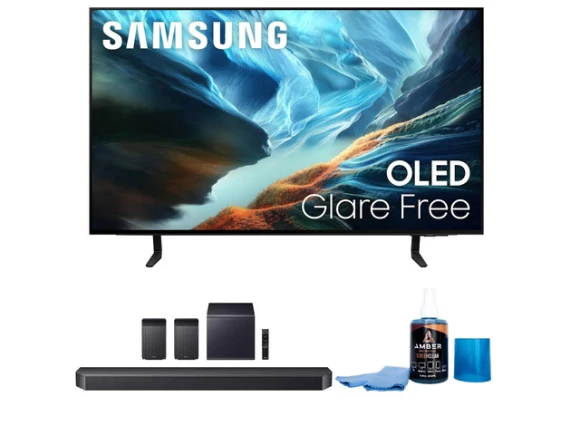 42-inch OLED TV bundle with soundbar and subwoofer — Smart TV, Samsung