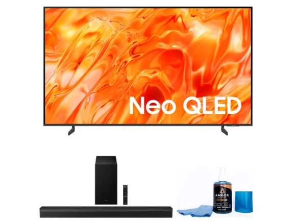 65-inch NeoQLED Television Bundle with Soundbar and Subwoofer — Smart TV, Samsung