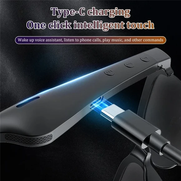 Bluetooth Audio Smart Glasses — Wireless Earbuds, FDDT