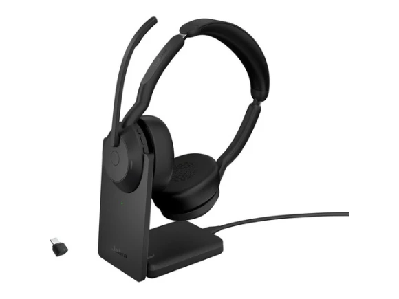 Evolve2 55 UC Wireless Headset, Black — Wireless Earbuds, Jabra
