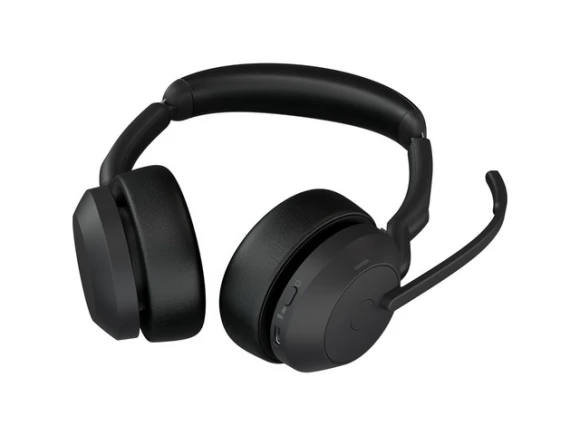 Evolve2 55 UC Wireless Headset, Black — Wireless Earbuds, Jabra