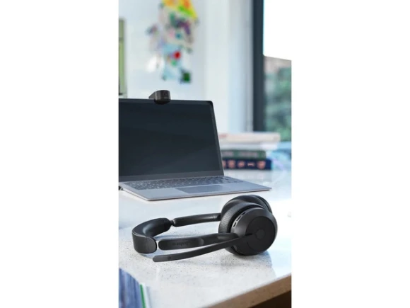 Evolve2 55 UC Wireless Headset, Black — Wireless Earbuds, Jabra