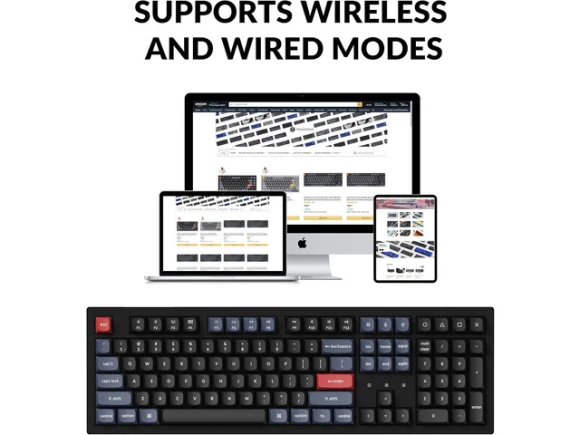 Full-size Wireless Mechanical Keyboard — Bluetooth Keyboard, Keychron