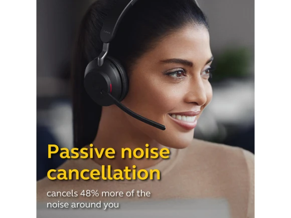Stereo Over-the-Head Headset, Black — Wireless Earbuds, Jabra
