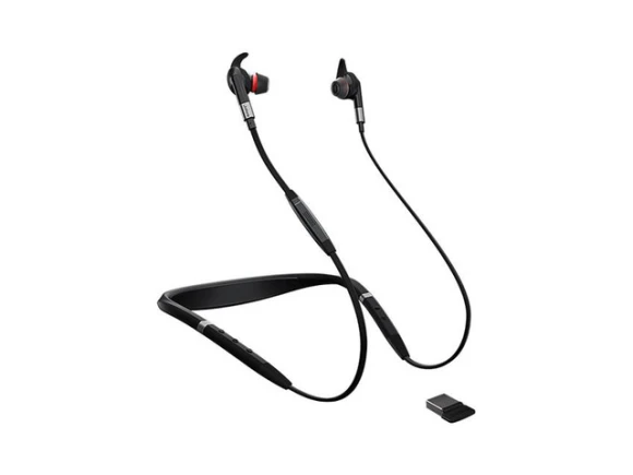 Wireless headset with around-the-neck earbuds — Wireless Earbuds, Jabra