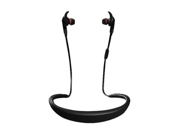 Wireless headset with around-the-neck earbuds — Wireless Earbuds, Jabra
