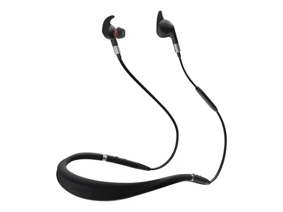 Wireless headset with around-the-neck earbuds — Wireless Earbuds, Jabra