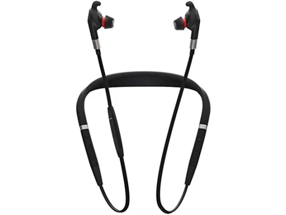 Wireless headset with around-the-neck earbuds — Wireless Earbuds, Jabra