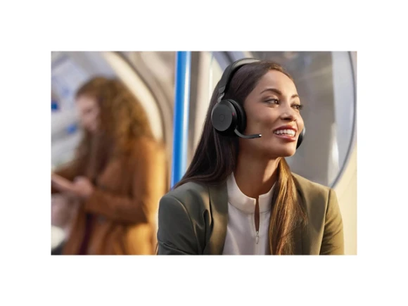 Wireless stereo headset with charging stand — Wireless Earbuds, Jabra