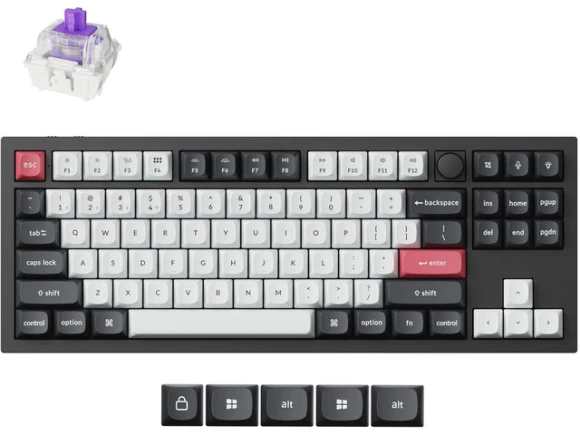 80% TKL Mechanical Keyboard — Bluetooth Keyboard, Keychron