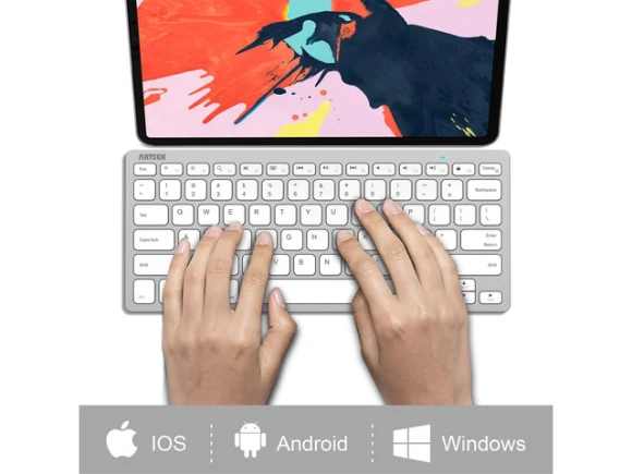 Bluetooth Keyboard for iPad, iPhone and Other Bluetooth-Enabled Devices — Bluetooth Keyboard, Arteck