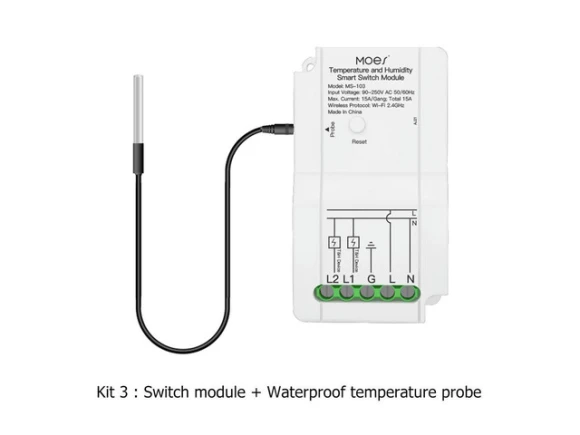 Temperature and Humidity Switch Module with Sensor and Thermostat — Temperature & Humidity Sensor, YINGHUA