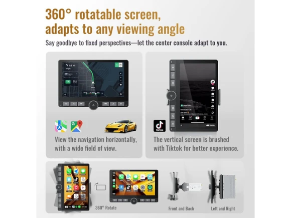 10.1-Inch Single-DIN Android Car Stereo — Car Infotainment System, Haudio