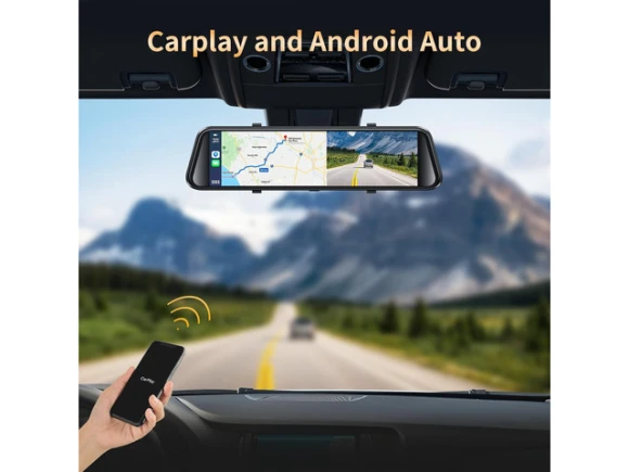 2.5K 12-Inch Mirror Dash Cam — Dash Cam, JOMISE