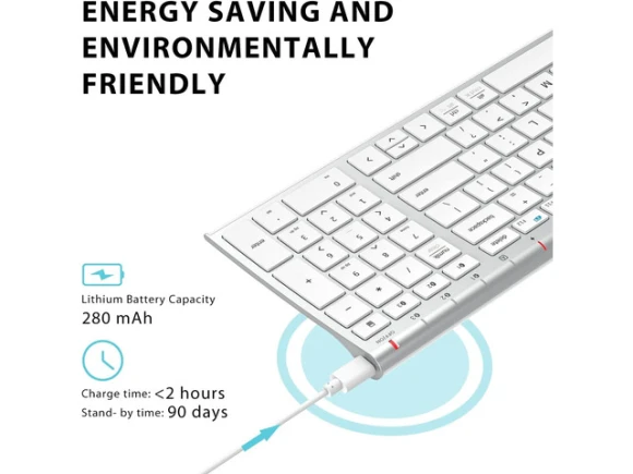 Bluetooth Wireless Keyboard — Bluetooth Keyboard, iClever