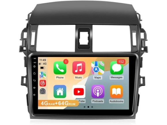 Car radio with 9-inch screen for Toyota Corolla 2009–2013 — Car Infotainment System, Leadfan