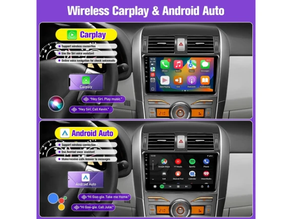 Car radio with 9-inch screen for Toyota Corolla 2009–2013 — Car Infotainment System, Leadfan