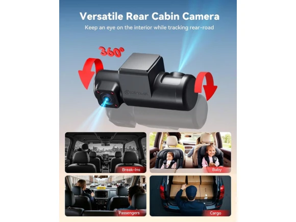 4-Channel Dash Cam with Free 128GB Card — Dash Cam, REDTIGER