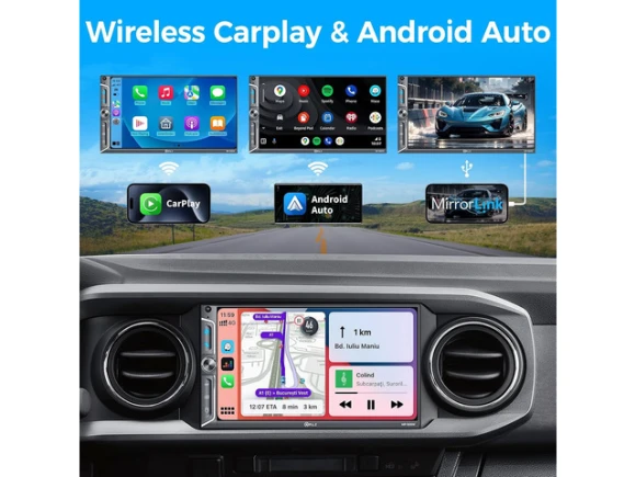 7-inch Car Stereo — Car Infotainment System, PLZ