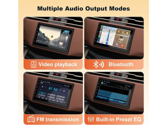 Double DIN Car Stereo — Car Infotainment System, Haudio