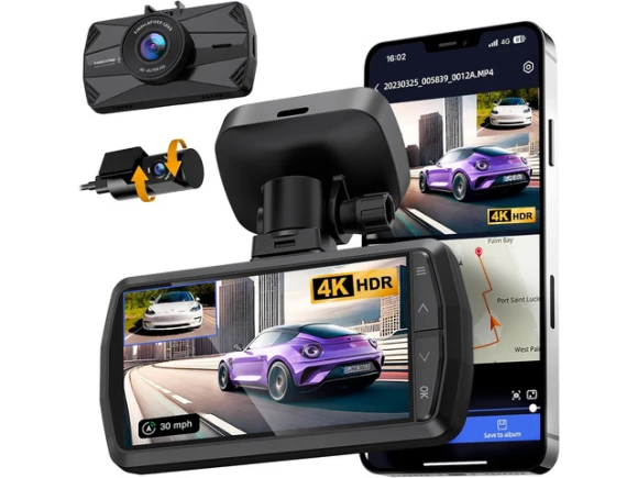 Front and Rear 4K Dash Cam — Dash Cam, YEECORE