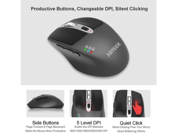 Bluetooth Keyboard and Mouse Set — Bluetooth Keyboard, Arteck