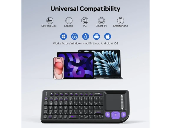 Bluetooth Keyboard with Touchpad — Bluetooth Keyboard, TUKO