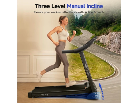 Folding Treadmill — Connected Equipment, TUKO