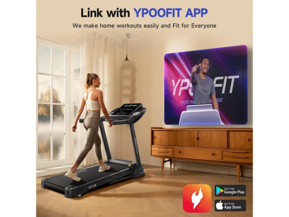 Folding Treadmill — Connected Equipment, TUKO