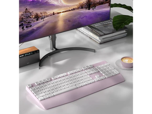 Pink Wireless Keyboard — Bluetooth Keyboard, TUKO