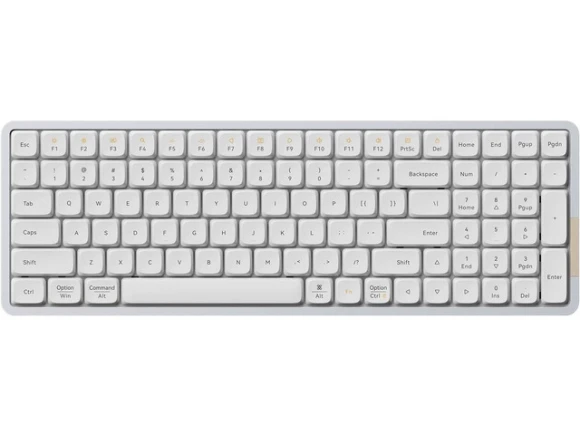 White Ghost Mechanical Keyboard — Bluetooth Keyboard, Lofree