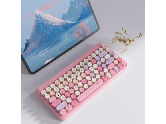 Wireless Computer Keyboard, 84 Keys — Bluetooth Keyboard, UBOTIE