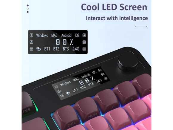 Wireless Membrane Keyboard — Bluetooth Keyboard, AULA